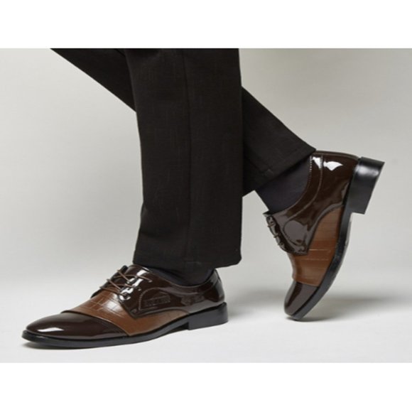 Black Designer Formal Oxford Shoes main image 5